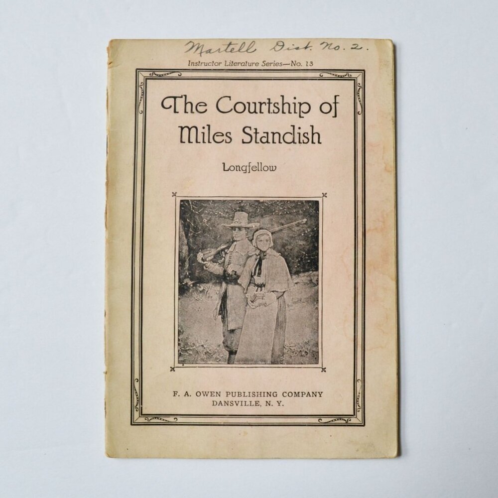The Courtship of Miles Standish Longfellow Instructor Literature Series Antique